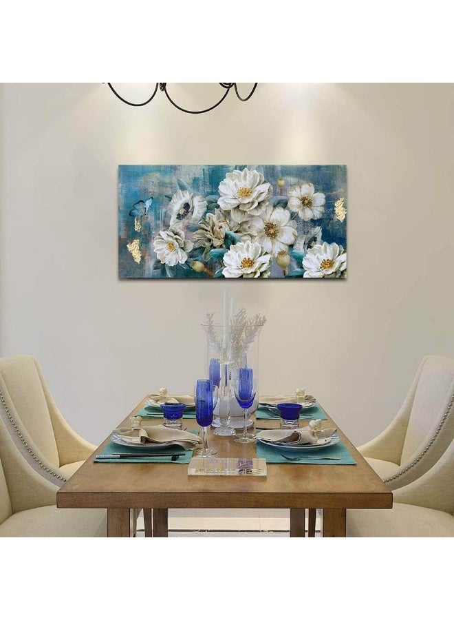 Arjun Flowers Canvas Wall Art - Image 4