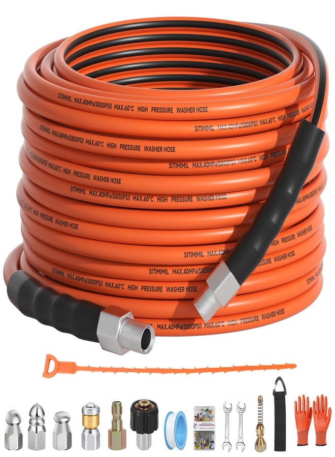 SITIMIMIL Pressure Washer Hose (50FT) - Image 1