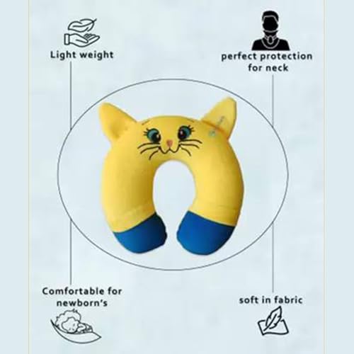 Kausbabi Cotton New Born Baby Soft Neck Supporting Pillow (0-12 Month), Infant Pillow Printed, Baby Sleeping, Gift for Babies - Image 5