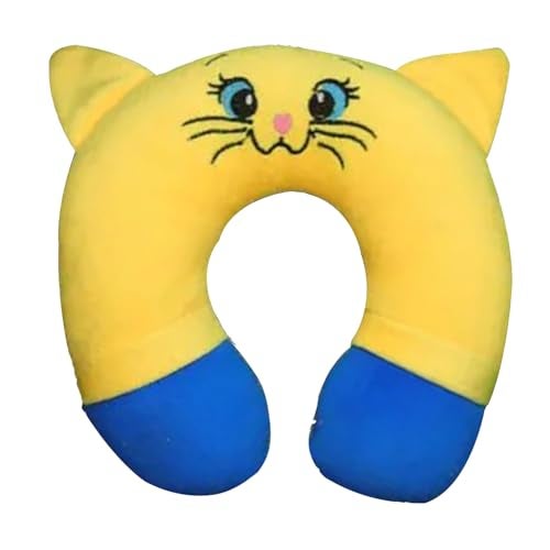 Kausbabi Cotton New Born Baby Soft Neck Supporting Pillow (0-12 Month), Infant Pillow Printed, Baby Sleeping, Gift for Babies - Image 1