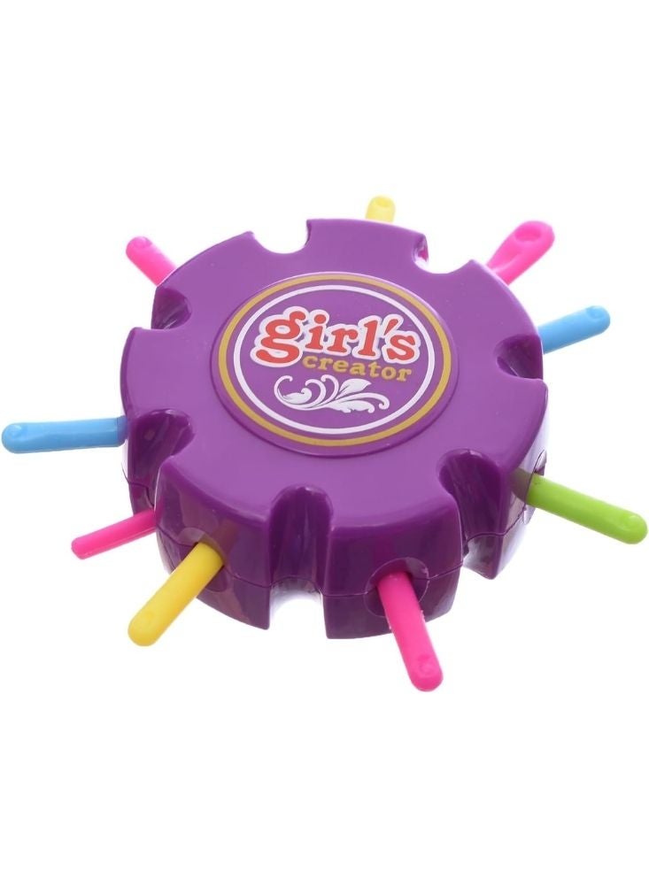 بريميم طقم صنع أساور للبنات، مجموعة إبداعية لصنع المجوهرات بنفسك مع خيوط ملوّنة - Image 2