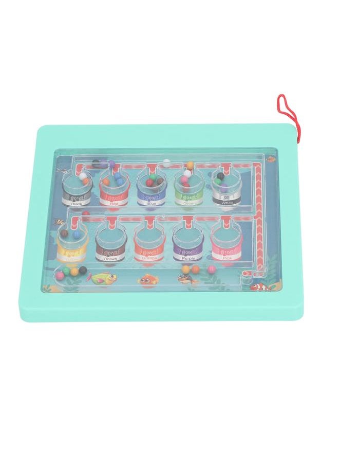 Magnet Maze Board Color Sorting Educational Interactive Lightweight Portable Magnetic Color Maze for Kids Adults