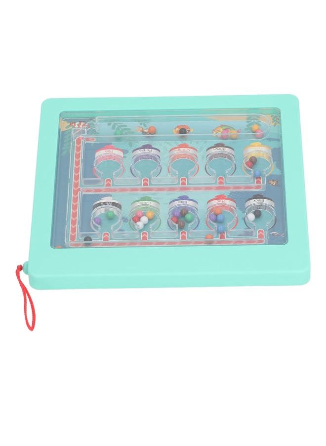 Magnet Maze Board Color Sorting Educational Interactive Lightweight Portable Magnetic Color Maze for Kids Adults