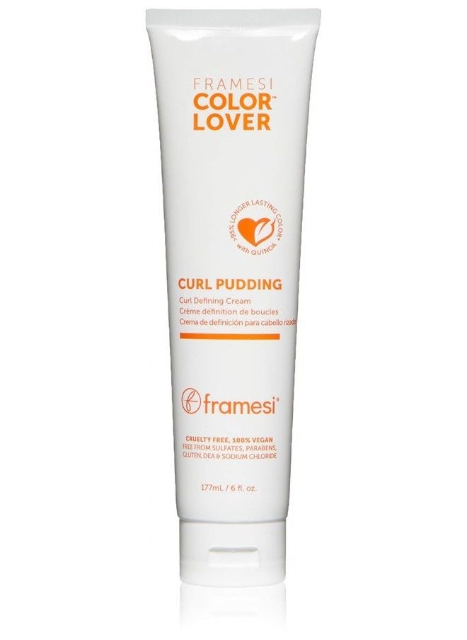 framesi - Framesi Color Lover Curl Pudding Styling Cream, 6 fl oz, Color Treated Hair, Curl Defining Cream - Image 1