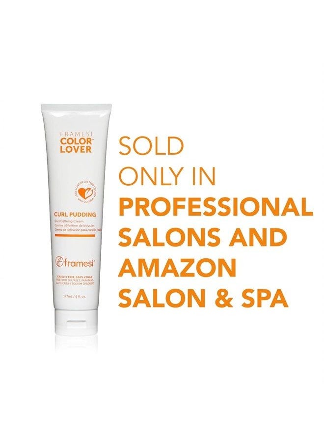 framesi - Framesi Color Lover Curl Pudding Styling Cream, 6 fl oz, Color Treated Hair, Curl Defining Cream - Image 1