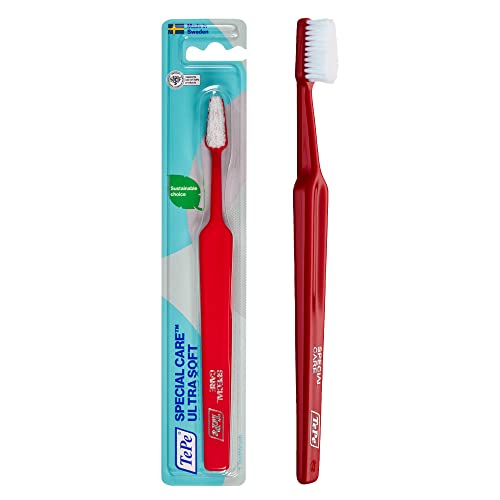 TePe Special Care Soft-Bristle Toothbrush, Post-Surgery Toothbrush for Sensitive Teeth and Gums - Image 1