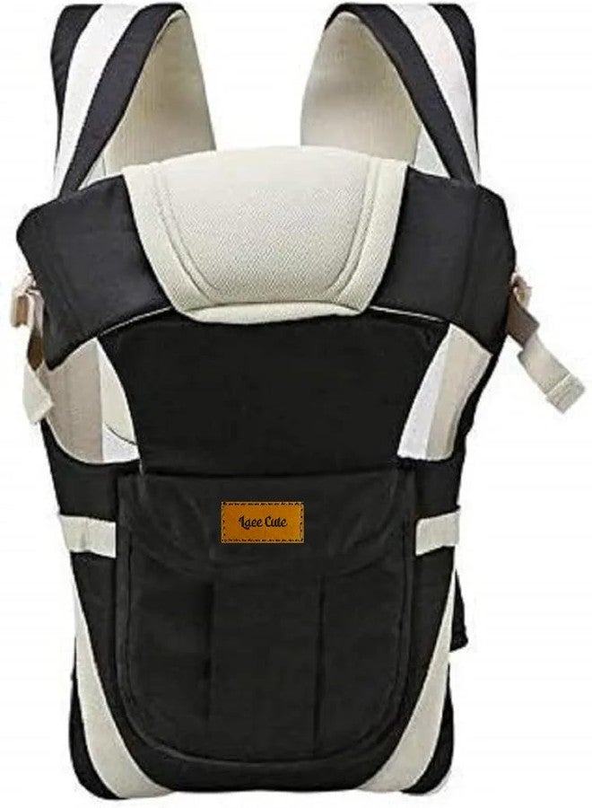 Laee cute Baby Carrier Bag/Adjustable Hands Free 4 in 1 Baby/Baby sefty Belt/Child Safety (Black 4 in 1) - Image 2