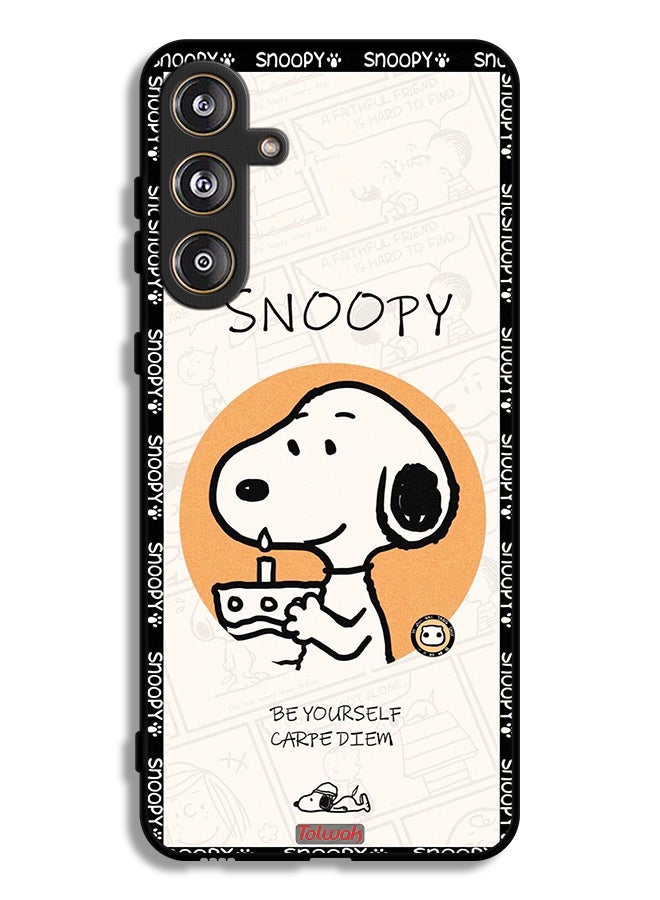 Tolwak Samsung Galaxy F55 5G Protective Case Cover Snoopy Be Yourself - Image 1