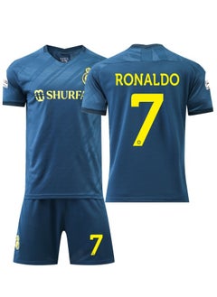 M MIAOYAN Saudi Arabia Riyadh Victory Team Cristiano Ronaldo's away jersey No. 7 football jersey  - Image 2