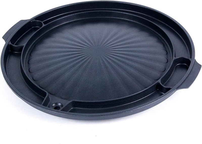 COOKKING - Master Grill Pan, Korean Traditional BBQ Grill Pan - Stovetop Nonstick Indoor/Outdoor Smokeless BBQ Cast Aluminum Grill Pan - Image 2