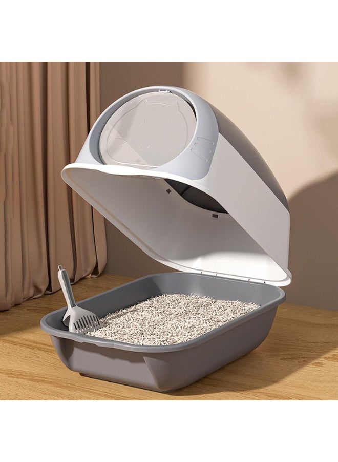 Fully Enclosed Cat Litter Box | Modern Design with Front Door & Odor Filter | Easy to Clean & Comfortable for Cats - Image 2