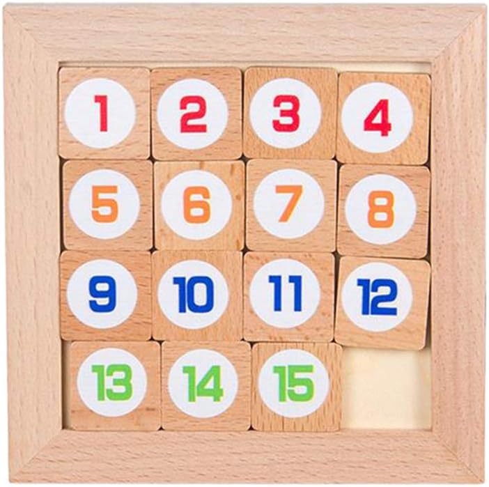klarakoChildren Sliding Block Klotski Puzzle Wooden Puzzle Gift Sliding Puzzle klarakoStyle2 - Image 3