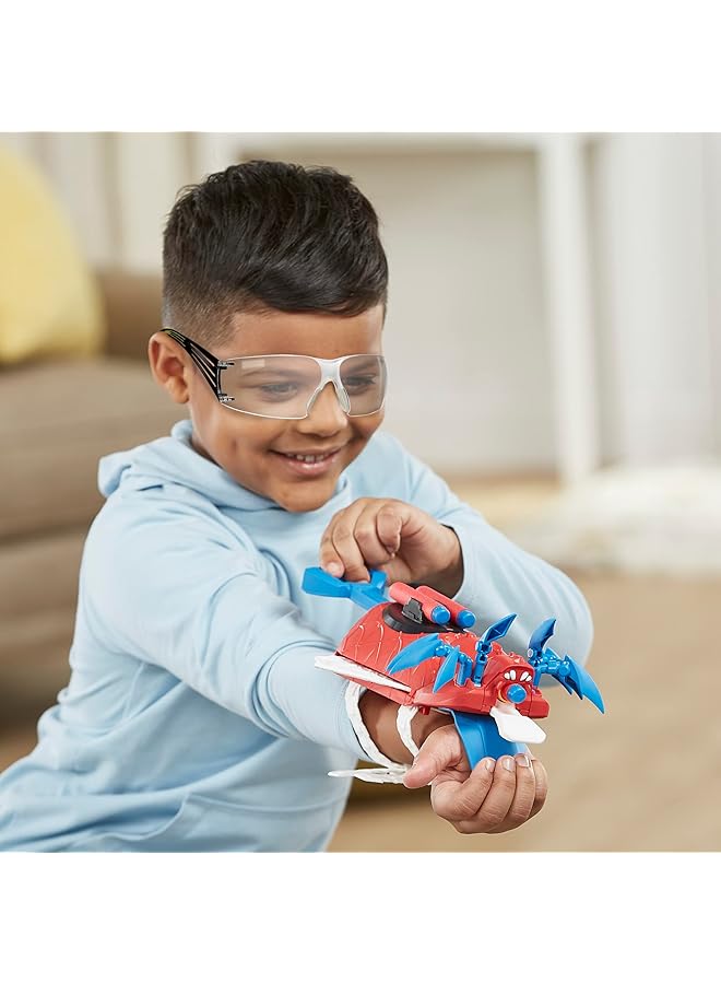 MARVEL Mech Strike Mechasaurs Spider Man Arachno Blaster Blaster With 3 Darts Role Play Super Hero Toys For Kids Ages 5 And Up - Image 4