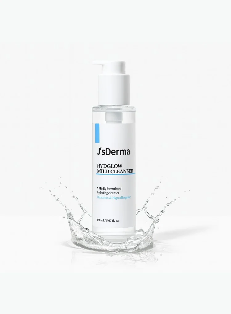 J'sDerma Moisturizing cleanser with Hyaluronic Acid and Allantoin Hydglow Mild Cleanser 150ml