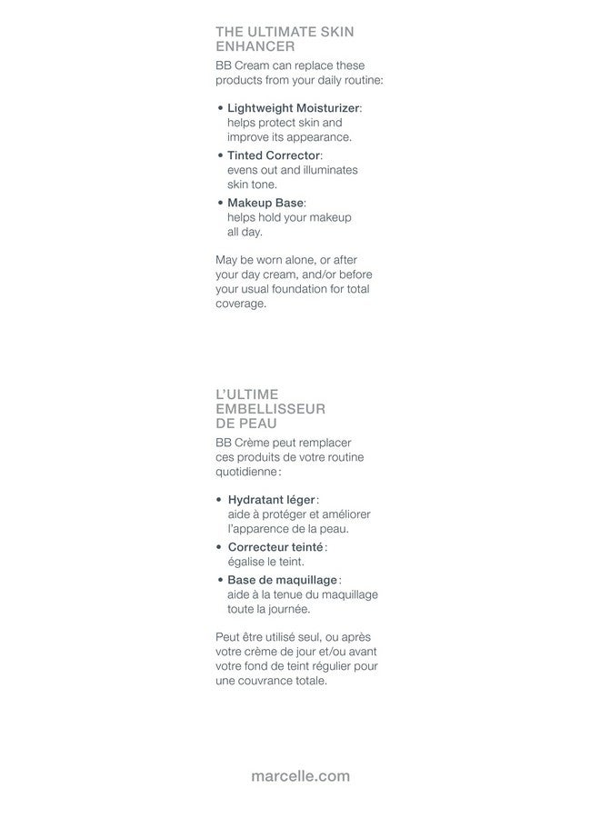 Marcelle Bb Cream Beauty Balm Medium Dark Tint Lightweight Hydration Hypoallergenic 45 Ml - Image 3