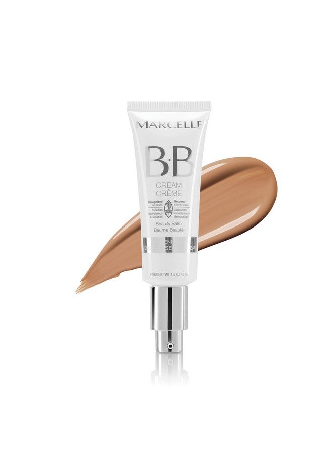 Marcelle Bb Cream Beauty Balm Medium Dark Tint Lightweight Hydration Hypoallergenic 45 Ml - Image 2