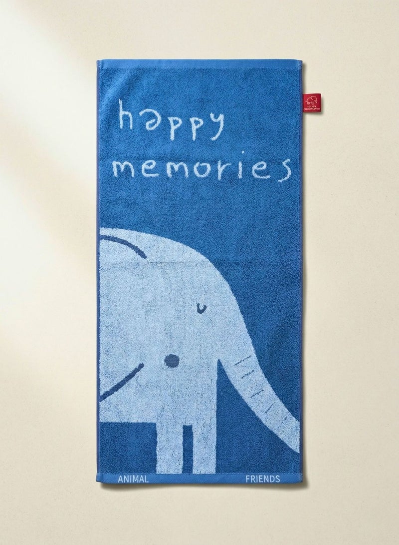 1Chase Kids Hand Towel Set 3PCS – 100% Cotton Soft & Absorbent Face Towels, Crocodile Fox Elephant Animal Design Towels for Baby, Kids & Bathroom Use - Image 3