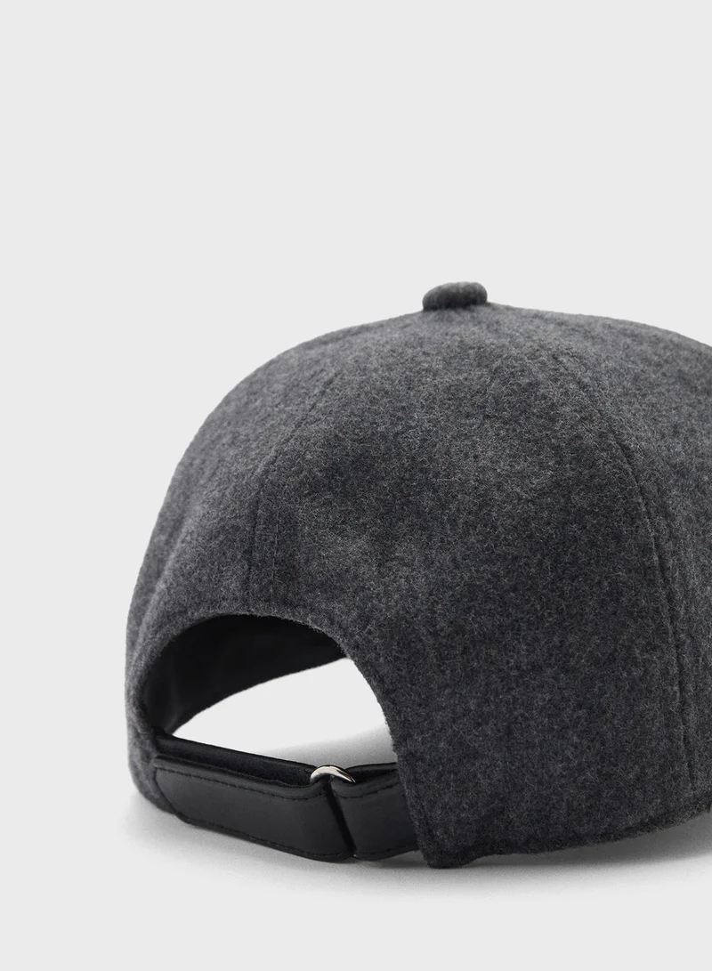 Mango Man Wool-blend cap