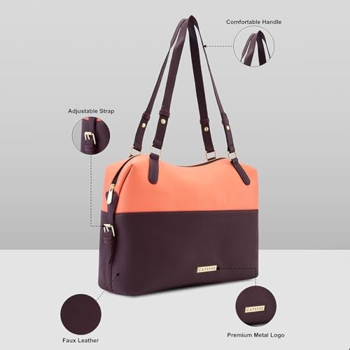 Caprese womens OONA S Large BROWN Satchel - Image 3