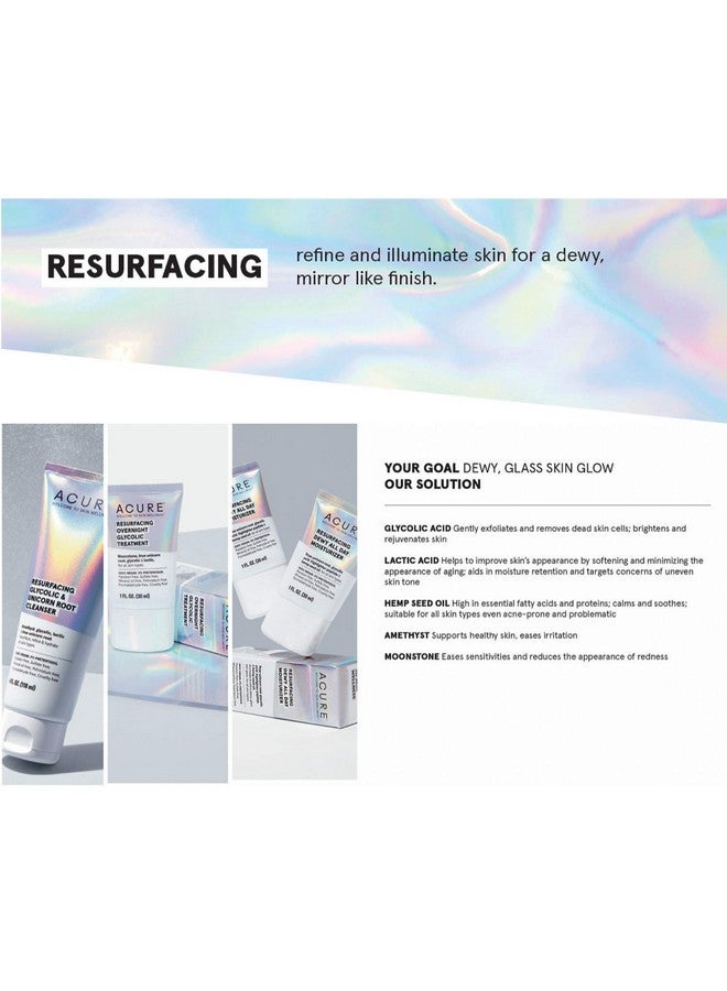 أكيور منظف جذر الجليكوليك ويونيكورن المجدد للبشرة، كريم تنظيف وتقشير يومي لطيف لتفتيح وترطيب الوجه لجميع أنواع البشرة، 4 أونصة سائلة - Image 3