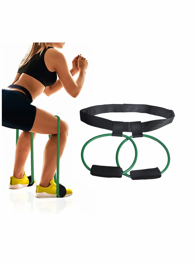 SYOSI Resistance Band for Legs Women Fitness Bootie Belt Excercise Booty Butt Belt For Butt Lifter Latex Yoga Fitness Puller Belt Pedal Tension Rope Household Exercise Fitness Equipment 30lbs - Image 1