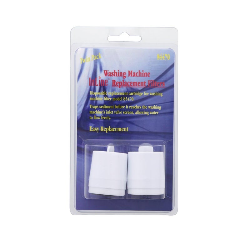 Inline Water Filters 84470 Washing Machine Replacement Filter 2Pack