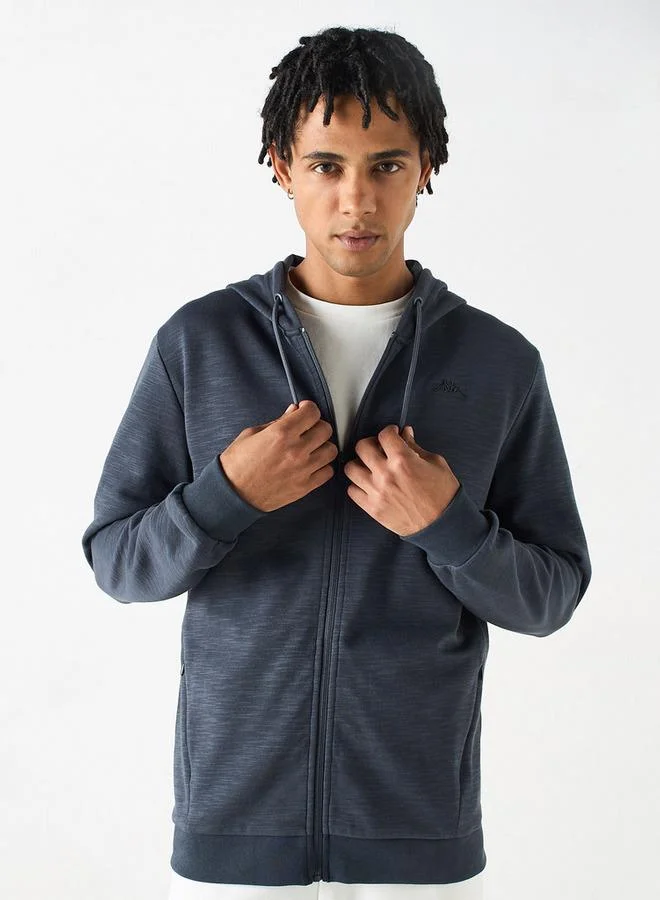 كابا سويت شيرت سادة بقبعّة وجيوب من جونيورز