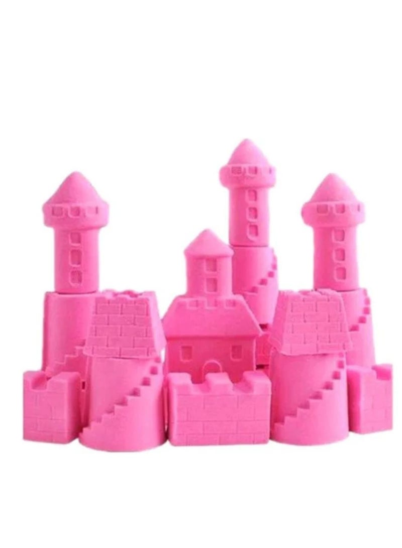 Fun compressible and stretchable magic sand toy with accessories multi-colored 1 kg - Image 2