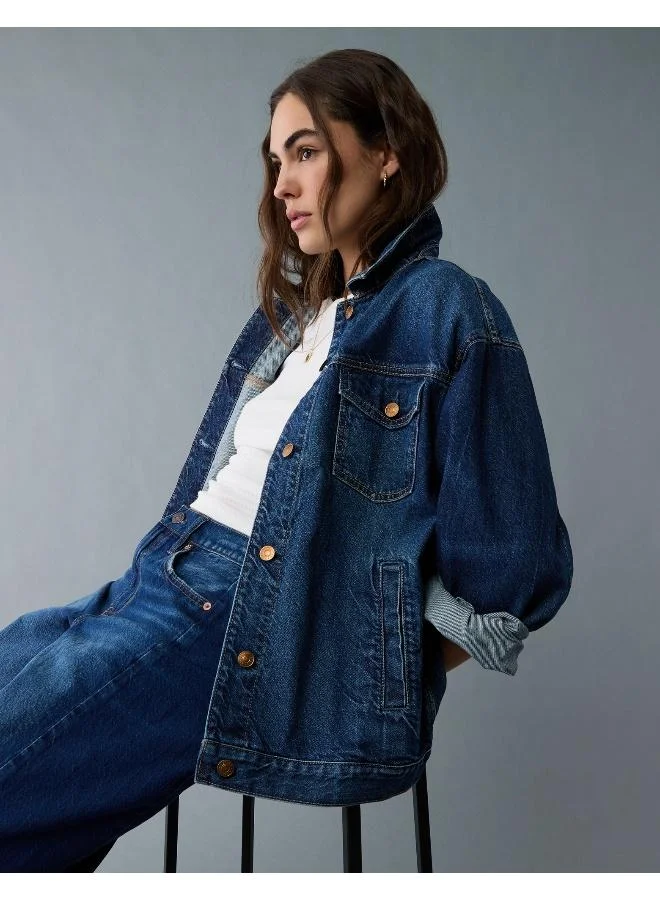 American Eagle AE Ex-Boyfriend Denim Jacket