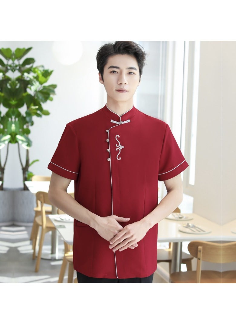 KUYING New Summer Cleaner Work Clothes 