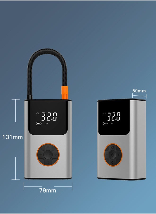 WEMART - Tire Inflator Portable Air Compressor | Small Compressor | Battery Powered, Rechargeable 12VDC, 150PSI Cordless Air Pump with Digital Pressure Gauge | 2X Faster Inflation for Car, SUV, Bike - Image 1