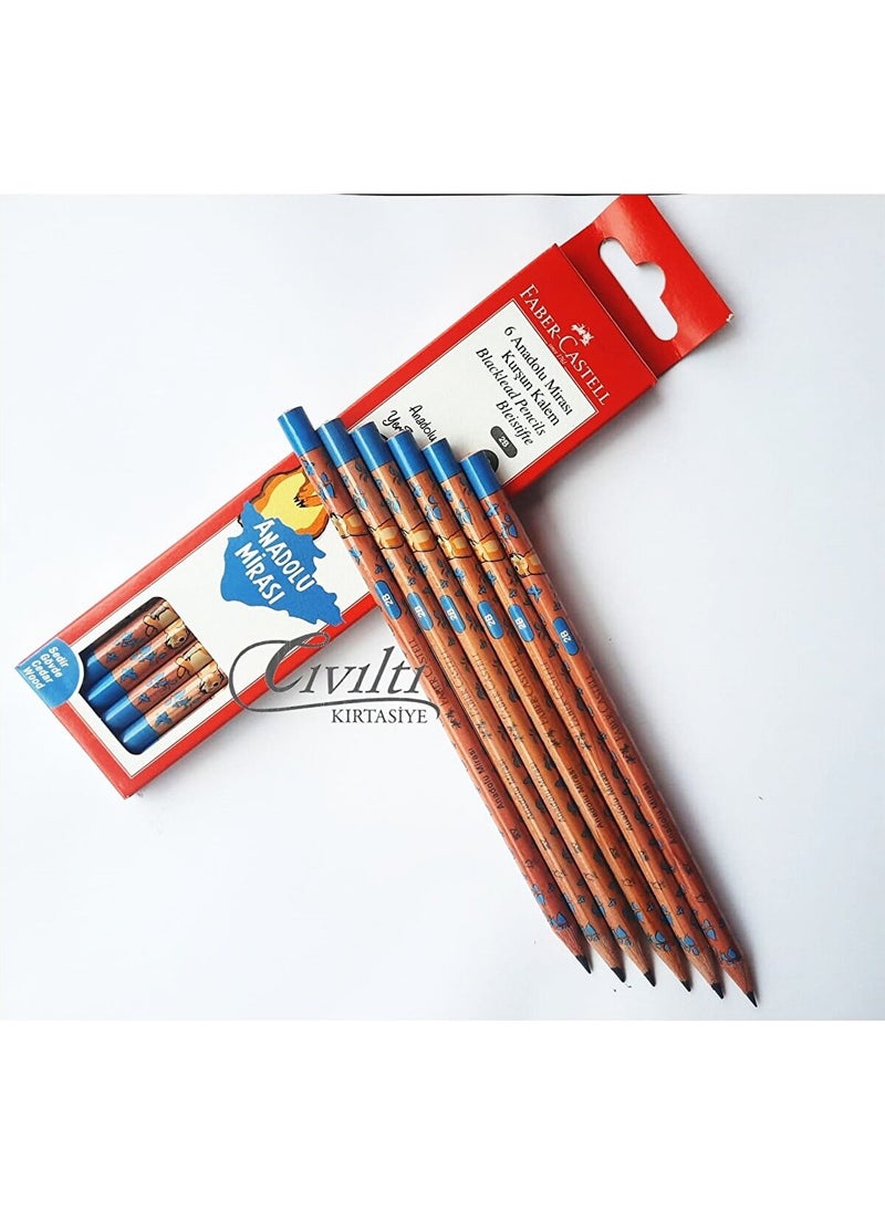 FABER-CASTELL - 6 Anatolian Heritage Pencil - Image 1