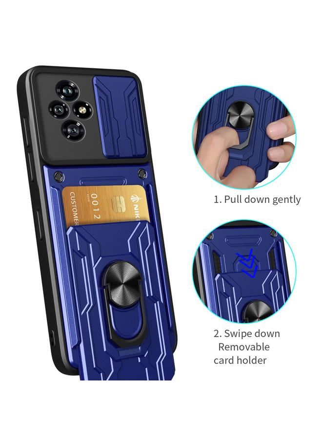 S-TOP Case For Honor 200 5G Sliding Camshield TPU+PC Phone Case with Card Slot - Image 3