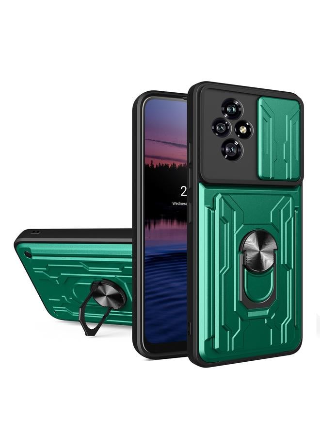 S-TOP Case For Honor 200 5G Sliding Camshield TPU+PC Phone Case with Card Slot - Image 1