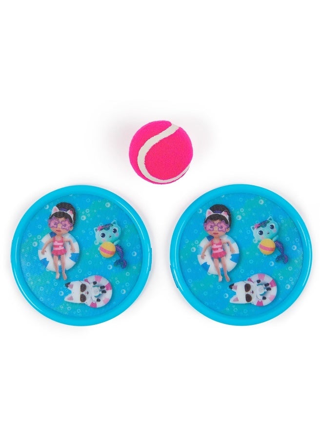 Swimways Gabbys Dollhouse Catch Game Swimming Pool Accessories  Kids Outdoor Toys Gabbys Dollhouse Party Supplies  Yard Games for Kids Aged 4  Up - Image 1