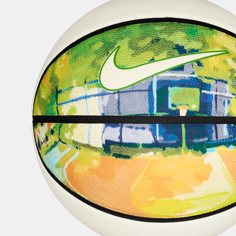 Nike White Premium Energy 8-Panel Basketball (Deflated)  | Best Price UAE