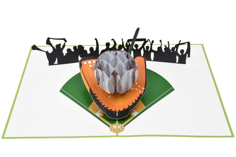 Teabug Cards Sports Themed Pop-Up Cards (baseball) - Image 2