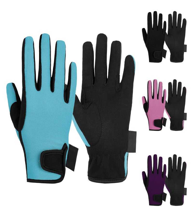 Thapower Kids Horse Riding Gloves Children Youth Equestrian Horseback Gloves for Boys & Girls Cycling Running Gardening - Image 1