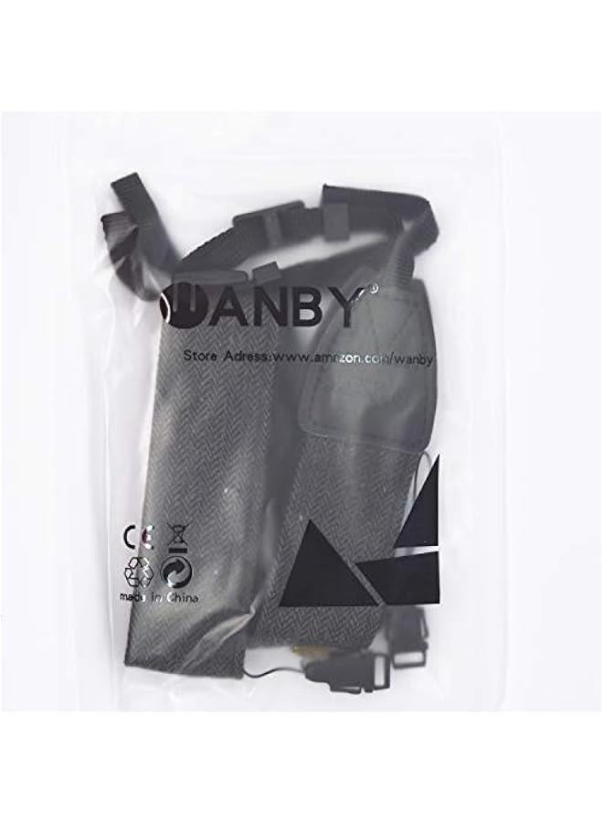 Camera Strap Black Canvas Neck Shoulder Strap with Quick Release Buckles for DSLR SLR - Image 2