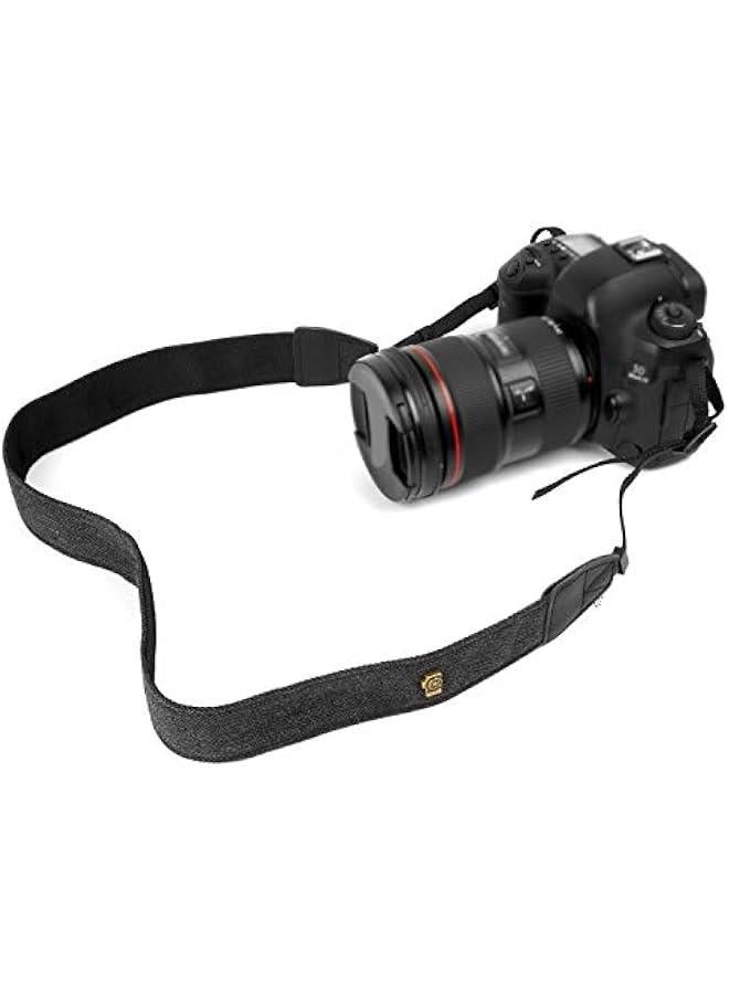 Camera Strap Black Canvas Neck Shoulder Strap with Quick Release Buckles for DSLR SLR - Image 4