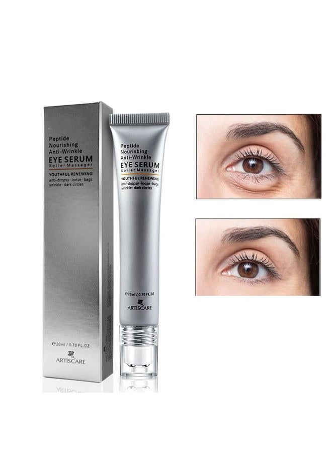 MIESCHER Eye Peptide Serum Anti-wrinkle Eye Massager Roller Nourishing Anti-dropsy Anti-Puffiness Relieve Loose Eye Bags Dark Circles Eye Skin Care - Image 1