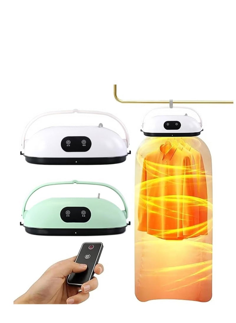ELTRAZONE Portable Clothes Dryer Machine – Upgraded Mini Foldable Dryer for Quick Drying in 20 Min to 2 Hours, Compact Electric Laundry Dryer with Adjustable Timer, Low-Noise Travel Clothes Drying Solution for Home & Apartment Use  - Image 1