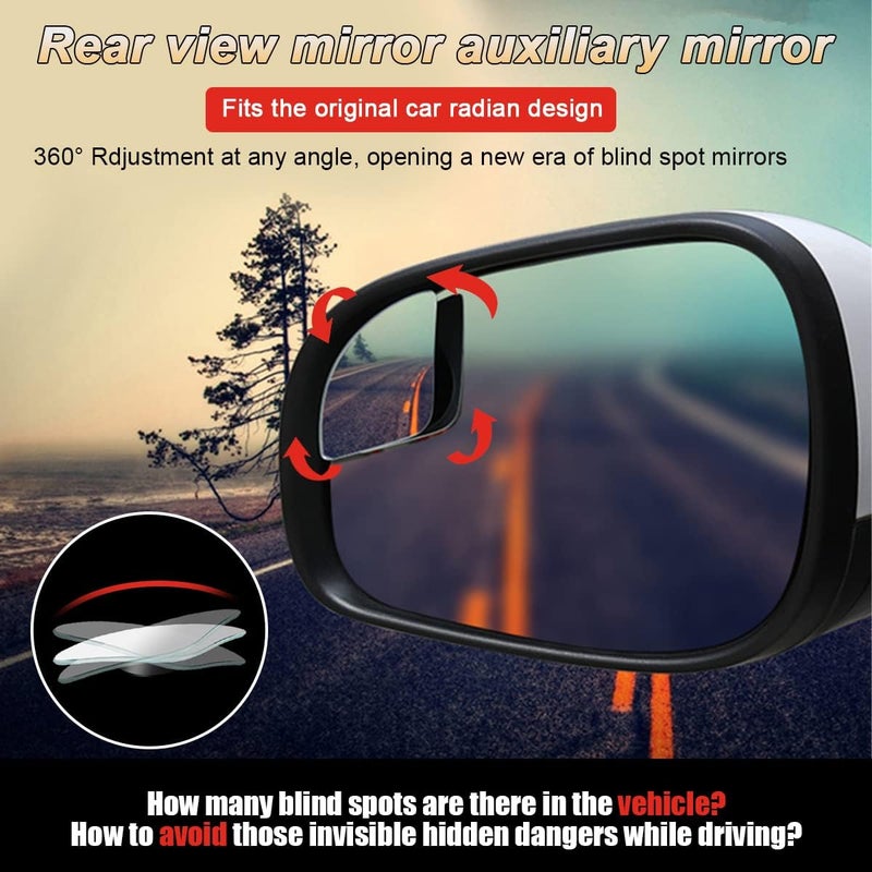 Fekey&JF Doors Off Mirrors for Jeep Wrangler CJ YJ TJ JK JL & Unlimited - Anti-Shake Side Mirrors with Blind Spot Feature - Image 5