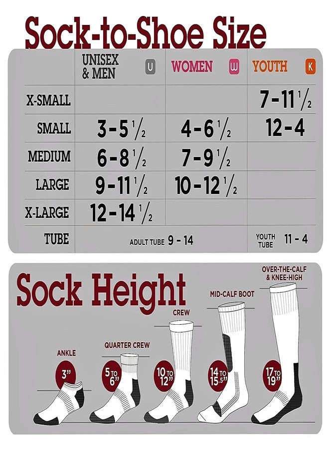 FOX RIVER Womens Hike Long Trail Lightweight Crew Socks, SM, Navy - Image 2
