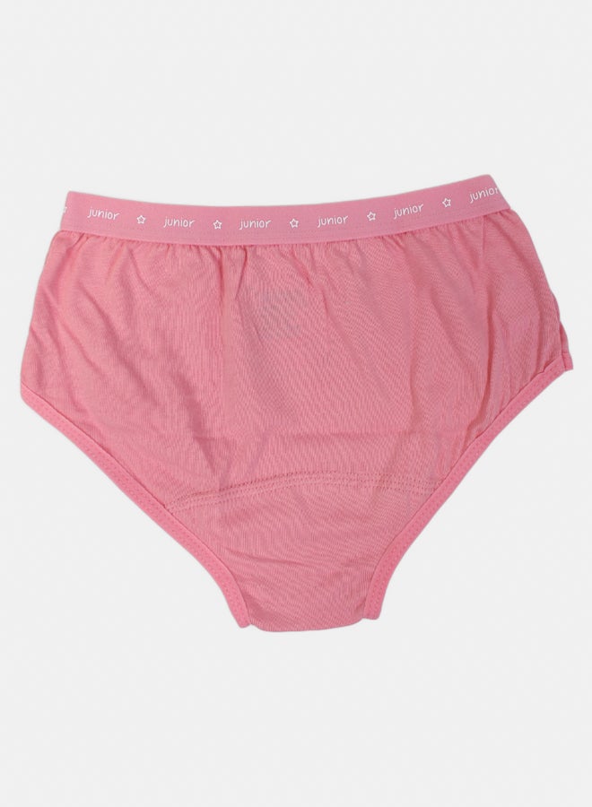 جونيور ملابس داخلية للبنات – قطن – وردي سلمون (تصميم هالو كيتي) - Image 2