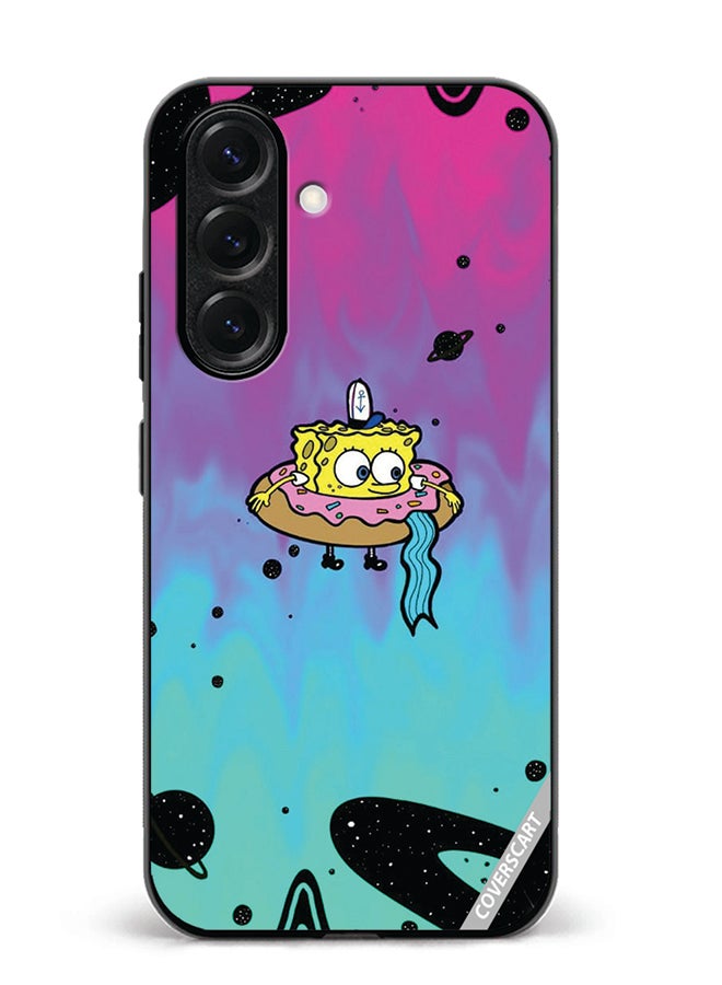 Protective Case Cover For Samsung Galaxy S25 Spongebob Design Multicolour
