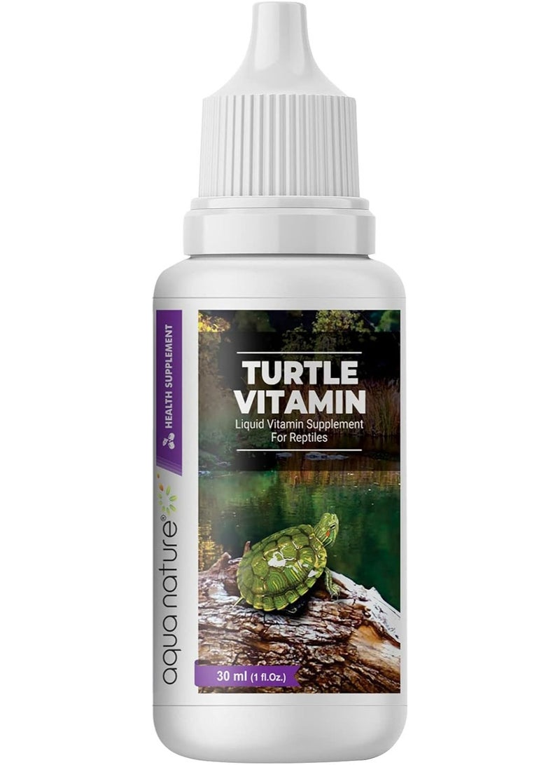 أكوانيتشر قطرات عين سلحفاة أكوا نيتشر كومبو الخاصة، قطرات كالسيوم وفيتامينات سلحفاة لعلاج تورم العين المصابة وقشرة قوية وتوفير الكالسيوم والفيتامينات والمعادن لصحة السلحفاة (30 مل) - Image 4