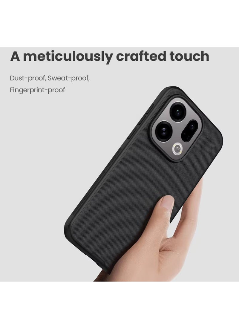 Nillkin OPPO Find X9 Pro Case Magsafe Strong Magnet Cover Aerospace-Grade Protection Scratch-Resistant for OPPO Find X9 Pro Cover Matte Anti-Slip Compatible Translucent Back with Magsafe Accessory, Shockproof Airbag, Anti-Fingerprints, Anti-Fall Drop Protection (Black) - Image 2