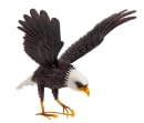Kircust Garden Sculpture  Statue Bald Eagle Large Outdoor Statues Metal Yard Art Majestic America Eagle Bird Dcor for Patio Yard and Lawn 406Inch Wide