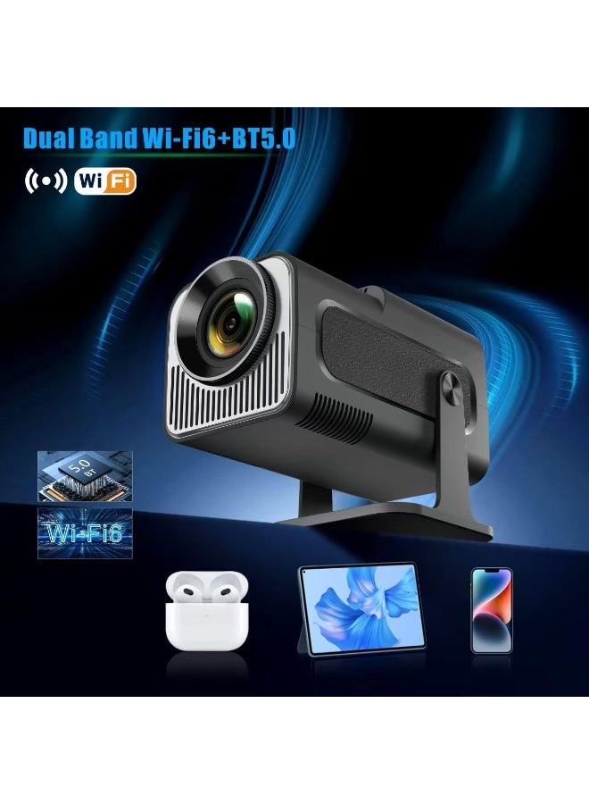 1080P/4K Smart Home Projector with Android 11, Auto Keystone Correction, WiFi 6, Bluetooth 5.0 & 180° Rotatable Design - Image 4